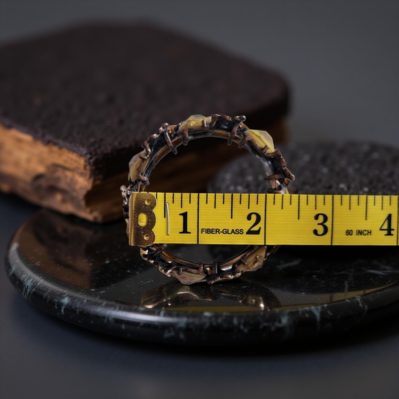 Jewelry - Elegant Gold and Brown Women's Bracelet